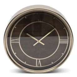 Rivièra Maison Wandklok Sebastiaan Zwart/Goud