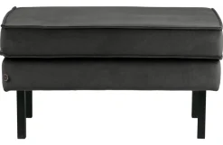 Rodeo Hocker op Poten Velvet Antraciet