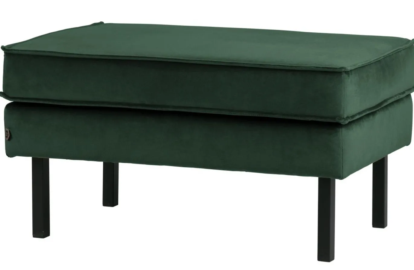 Rodeo Hocker op poten Velvet Green Forest