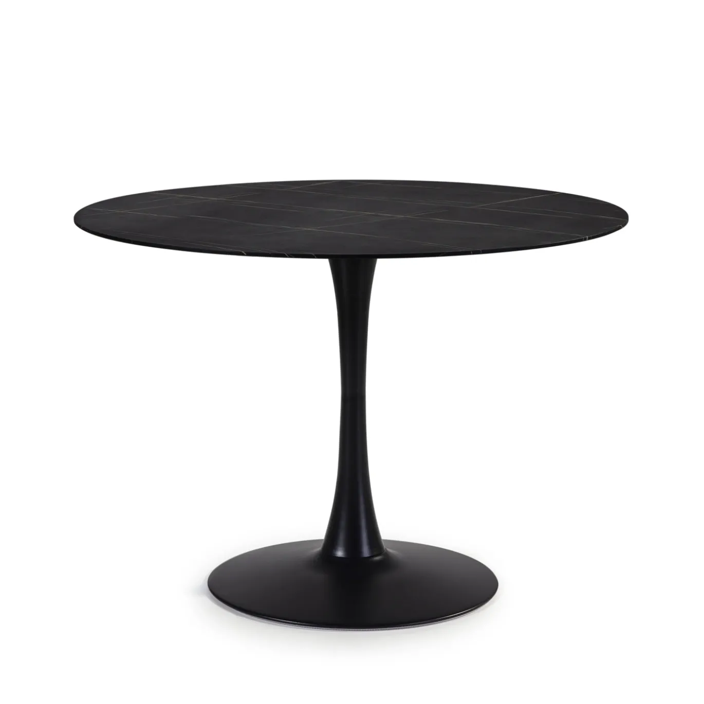 Ronde Tafel Ada 110cm Zwart - Giga Meubel
