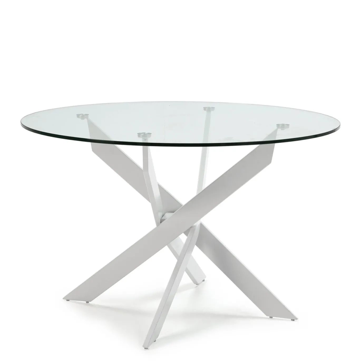 Ronde Tafel Ruth 120cm Wit - Giga Meubel