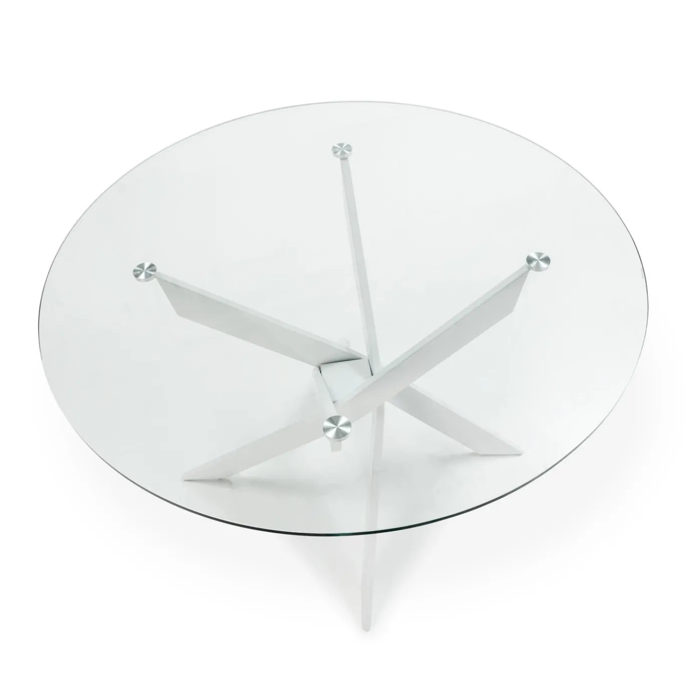 Ronde Tafel Ruth 120cm Wit - Giga Meubel