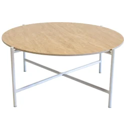 Salontafel Abano Travertin Rond Set van 2 - Giga Meubel