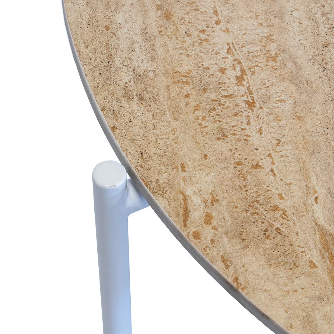 Salontafel Abano Travertin Rond Set van 2 - Giga Meubel
