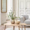 Salontafel Adda Driehoekig Naturel Eiken Set van 2 - Giga Living