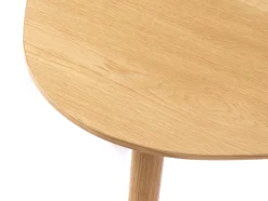 Salontafel Adda Driehoekig Naturel Eiken Set van 2 - Giga Living