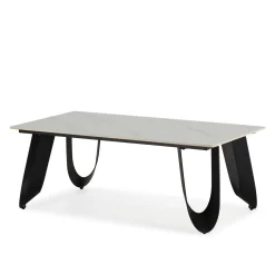 Salontafel Aila 120cm Wit Keramiek - Giga Meubel