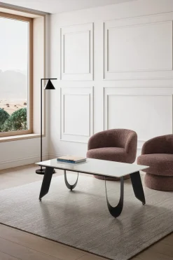 Salontafel Aila 120cm Wit Keramiek - Giga Meubel