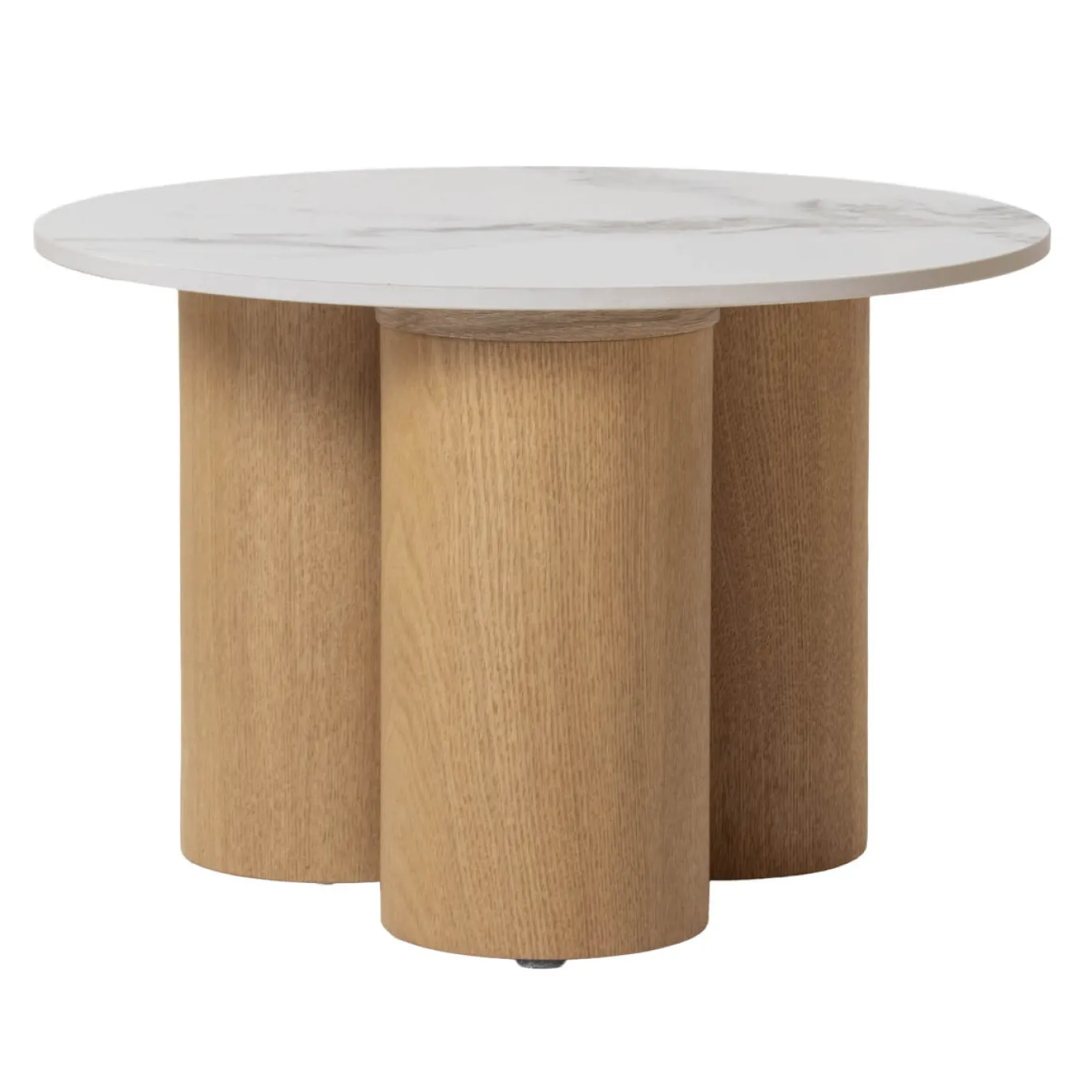 Salontafel Alita Naturel Marmer Rond Set van 2 - Giga Meubel