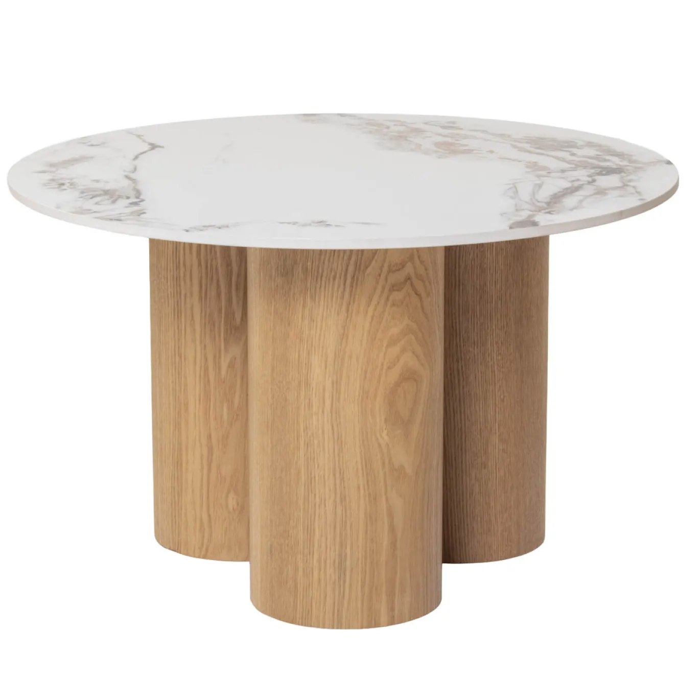 Salontafel Alita Naturel Marmer Rond Set van 2 - Giga Meubel