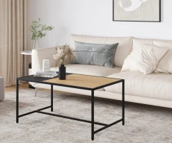 Salontafel Altino Salontafel Wild Eiken Melamine 60x100cm - Giga Living