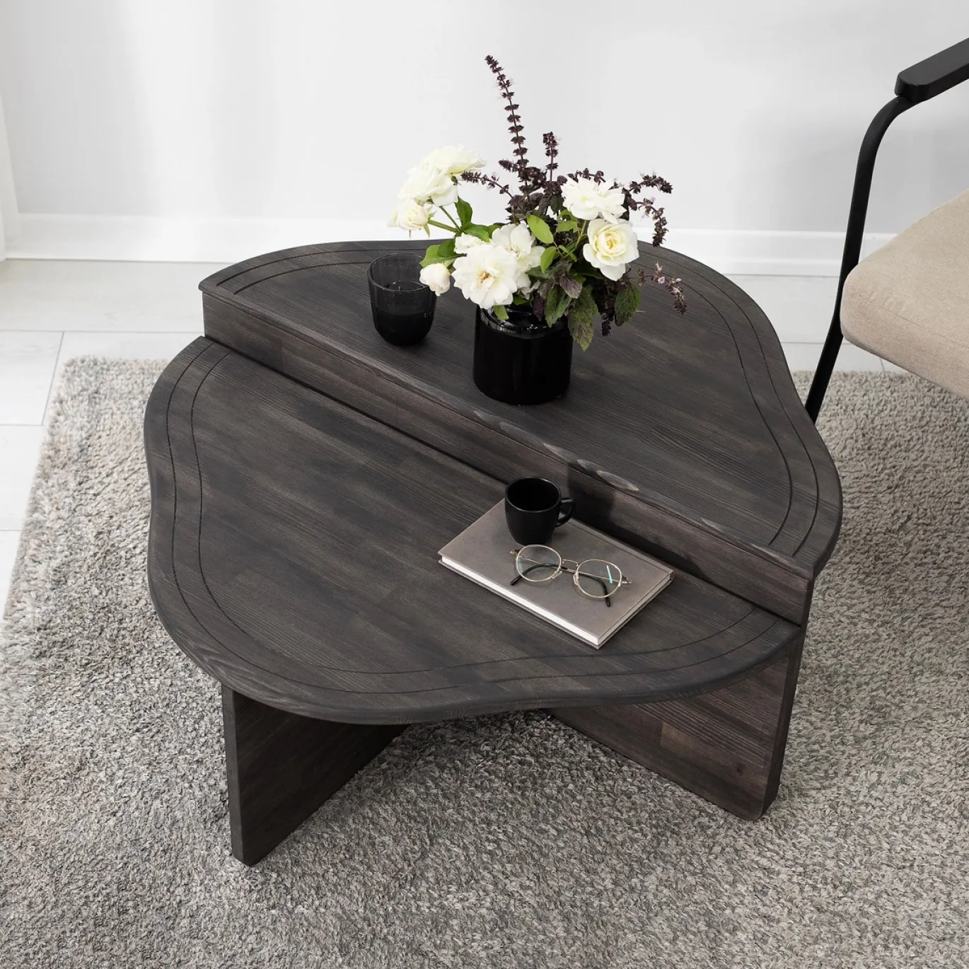 Salontafel Altopiano Antraciet