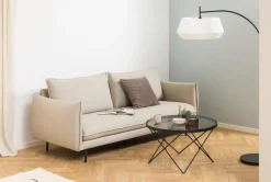 Salontafel Andreas Smoke Glas Ø80cm - Giga Living