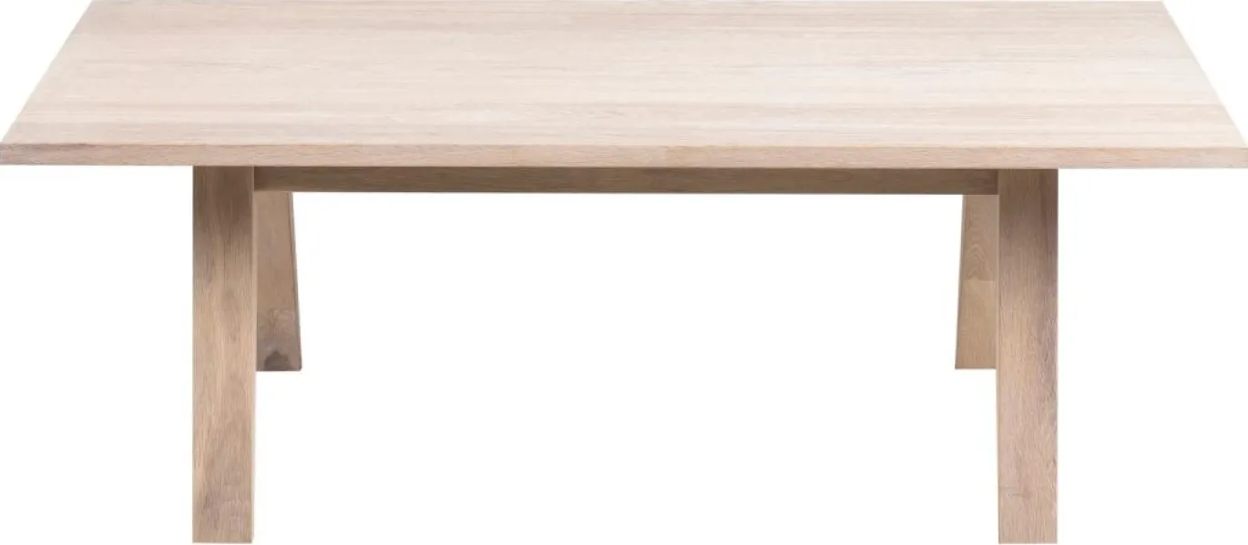 Salontafel Annie Eikenfineer Wit 130cm - Giga Living