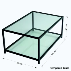 Salontafel Astro Smoke Zwart
