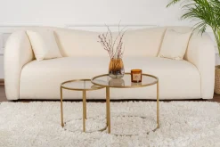 Salontafel Aurum Ø60/Ø42cm Goud/Brons Set van 2