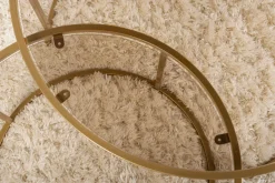 Salontafel Aurum Ø80/Ø60cm Goud/Brons Set van 2