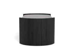 Salontafel Avery Marmer Grijs Zwart 125cm - Giga Living