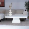 Salontafel Avia Rechthoek Wit 130cm - Giga Meubel