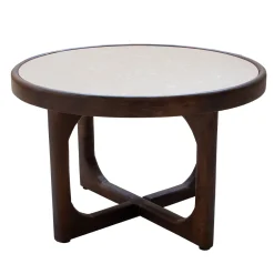 Salontafel Ayase Marmer Donkerbruin Set van 2 - Giga Meubel
