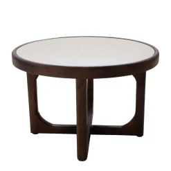Salontafel Ayase Marmer Donkerbruin Set van 2 - Giga Meubel