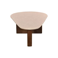 Salontafel Ayla Marmer Donkerbruin 120cm - Giga Meubel
