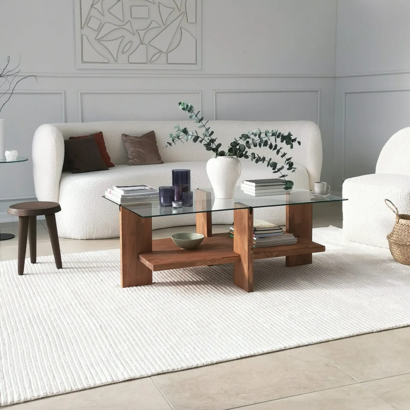 Salontafel Babylon Glas Naturel