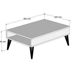Salontafel Best Walnoot