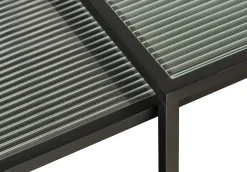 Salontafel Bronco Set Zwart Metaal - Giga Living