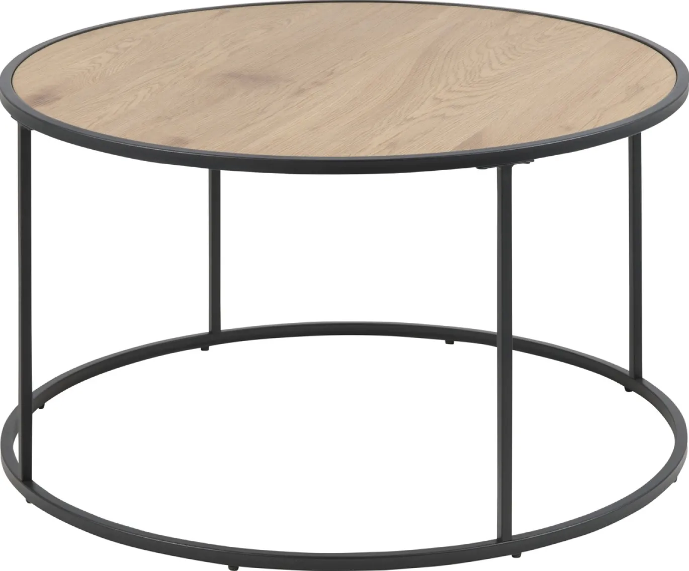 Salontafel Bronx Rond MDF Naturel Ø80cm - Giga Living