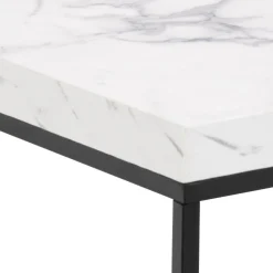Salontafel Calen Marmer Wit 40x40cm - Giga Living