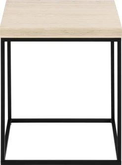 Salontafel Calen Travertin Beige 40x40cm - Giga Living