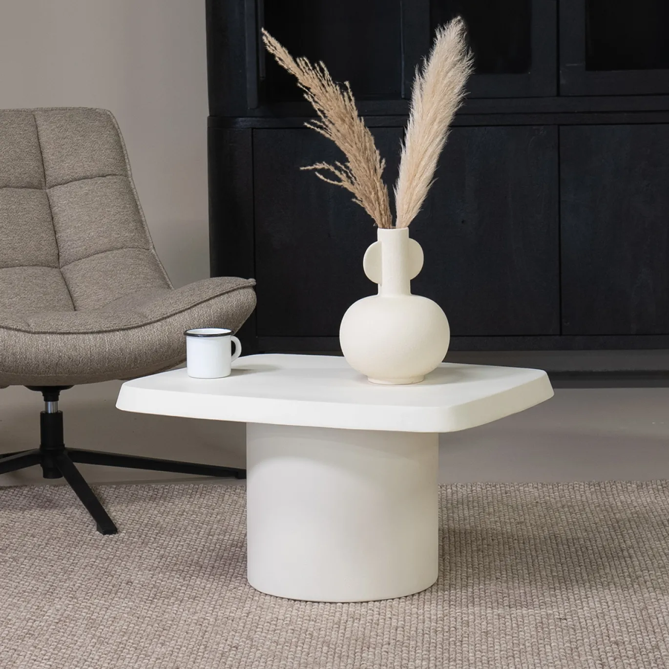 Salontafel Carly Beige 69cm - Giga Meubel