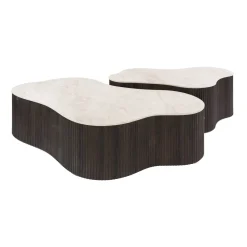 Salontafel Ceramo Grande Set Van 2 3d Keramiek Taj Mahal - Giga Meubel