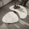 Salontafel Ceramo Organisch Set Van 2 3d Keramiek Taj Mahal - Giga Meubel