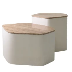 Salontafel Cersei Travertin 76cm - Giga Meubel