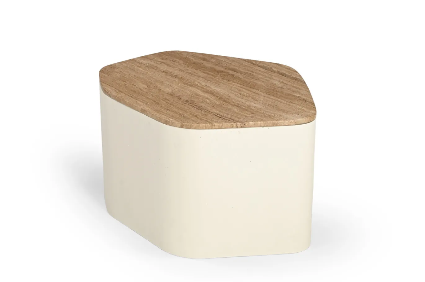 Salontafel Cersei Travertin 76cm - Giga Meubel