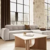 Salontafel Cira Marmer Bruin 80cm - Giga Living