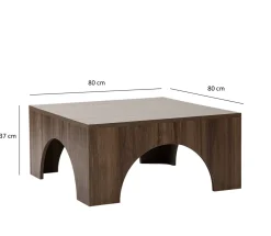 Salontafel Collesium Walnoot 80cm