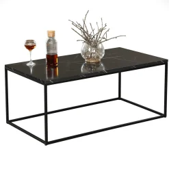 Salontafel Cosco Royal Marmerlook Zwart