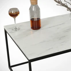 Salontafel Cosco Wit Marmerlook 95cm