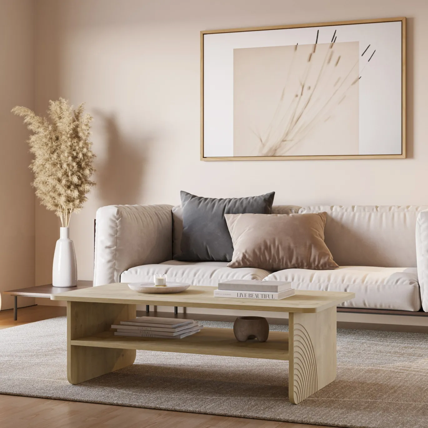 Salontafel Daira Eiken - Giga Meubel