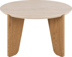 Salontafel Derk Beige Ø80x45cm MDF - Giga Living