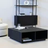 Salontafel Diede Zwart 100cm - Giga Meubel