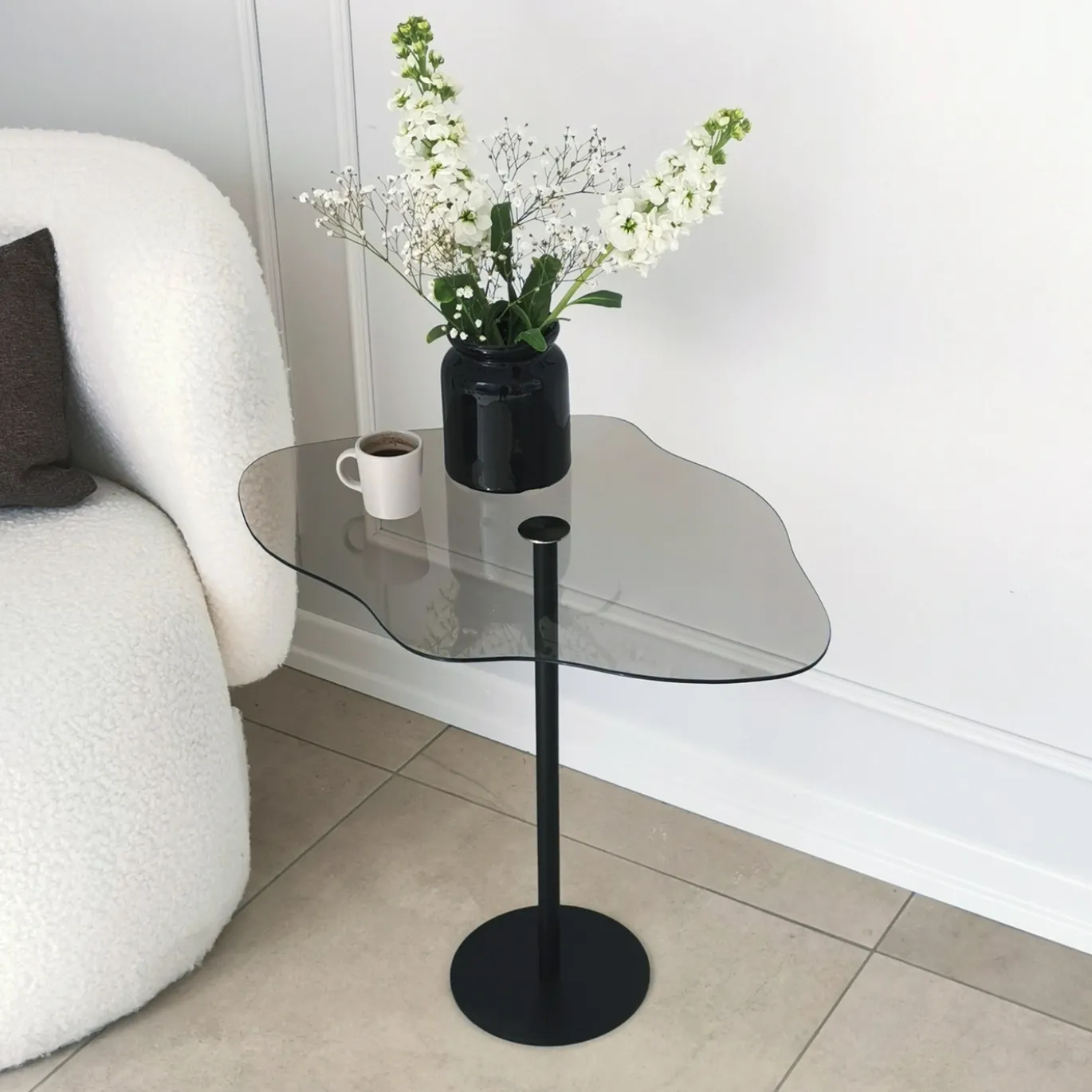 Salontafel Dior Smoke Organisch 60cm