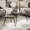 Salontafel Driehoekig Set Van 2 Brons Liquid Metal - Giga Meubel