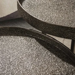 Salontafel Driehoekig Set Van 2 Brons Liquid Metal - Giga Meubel