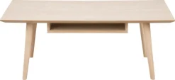 Salontafel Dysta Eikenfineer Wit 115cm - Giga Living