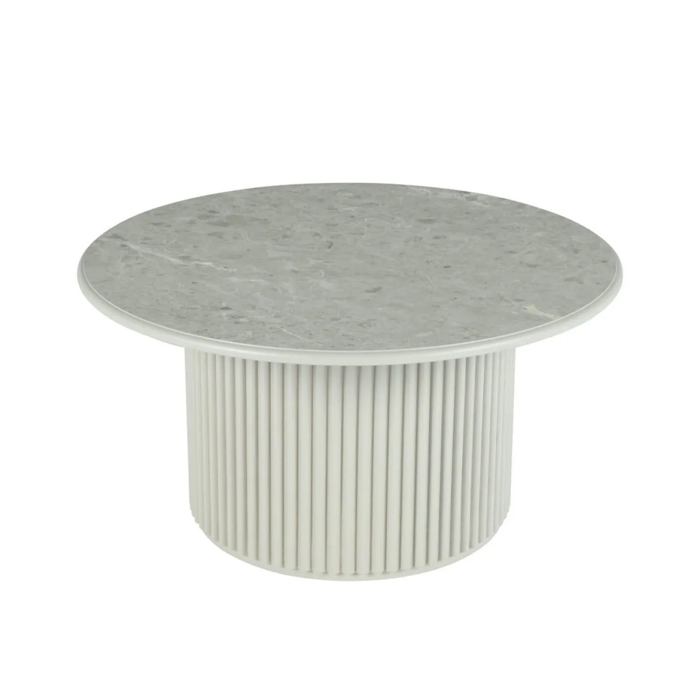 Salontafel Easy Grijs Ø80cm - Giga Meubel