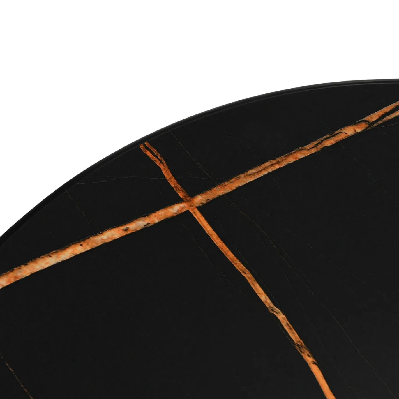 Salontafel Easy Zwart Ø80cm - Giga Meubel